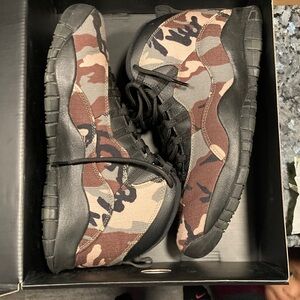 Nike Air Jordan 10 RETRO Camouflage Sneakers